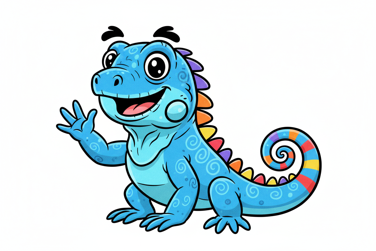 THE BLUE IGUANA